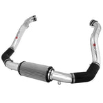 aFe Takeda Stage-2 Performance Dual Intake System with polished aluminum tubing and dual Pro DRY S air filters