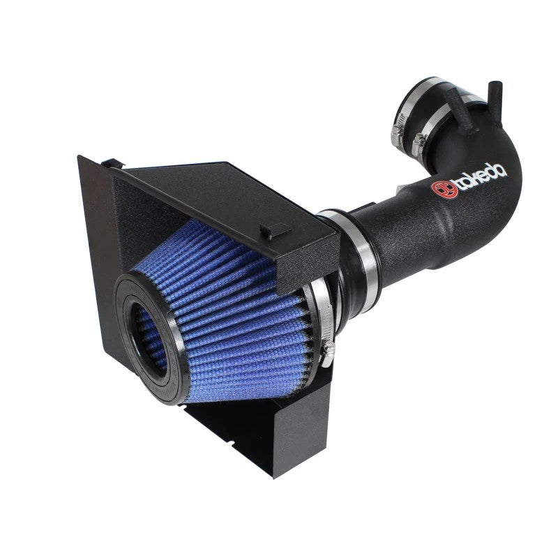 Takeda Stage-2 PDS sealed intake system with wrinkle-black aluminum tubing and Pro 5R filter for 2008-2014 Lexus IS F