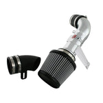 aFe Takeda Stage-2 PDS polished aluminum cold air intake system with blue Pro DRY S oil-free filter