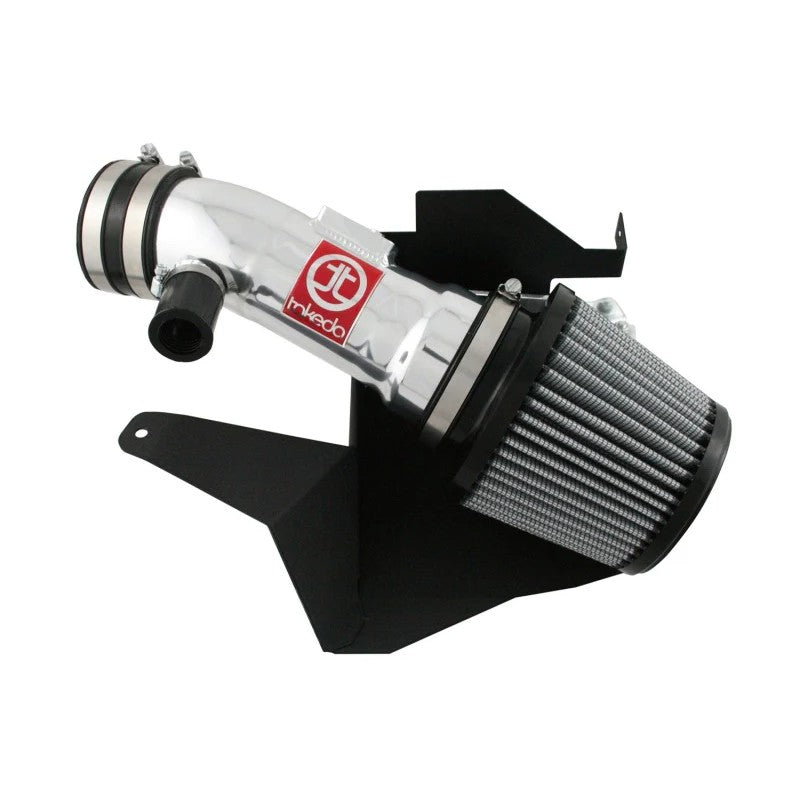 Polished aluminum aFe Takeda Stage-2 cold air intake system for Nissan Altima V6 with Pro DRY S filter