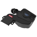 aFe Takeda Momentum cold air intake system featuring a black XLPE housing, clear sight window, and Pro 5R air filter.
