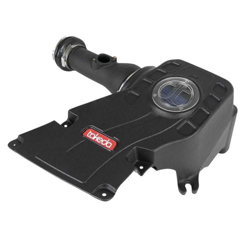 aFe Takeda Momentum Pro 5R intake system with black roto-molded housing and conical performance air filter