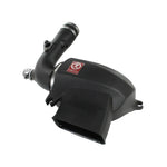 aFe Takeda Momentum Stage 2 sealed air intake with wrinkle black rotomolded tube and Pro DRY S air filter.