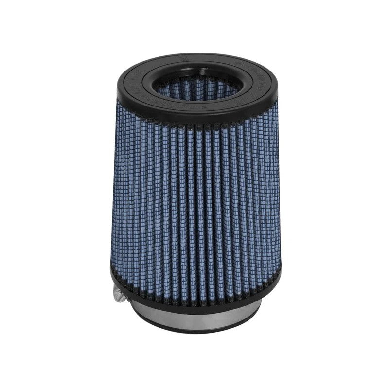 aFe Takeda Pro 5R replacement air filter TF-9027R featuring blue oiled media and an inverted top design.