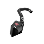 aFe Takeda Rapid Induction cold air intake with wrinkle-black aluminum tube and 5-inch Pro DRY S oil-free air filter.