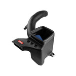 aFe Takeda Stage-2 cold air intake system with black XLPE housing and blue Pro 5R oiled air filter for Hyundai/Kia 1.6L