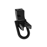 aFe POWER black powder-coated steel front tow hook with 3/4-inch loop for 2022-2026 Toyota Tundra and Sequoia.
