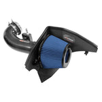 aFe Power Track Series carbon fiber intake tube and Pro 5R air filter with black aluminum heat shield for Camaro V8.