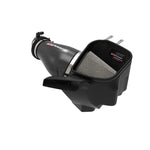aFe Power Track Series cold air intake with 100% twill weave carbon fiber tube and Pro DRY S oil-free air filter.