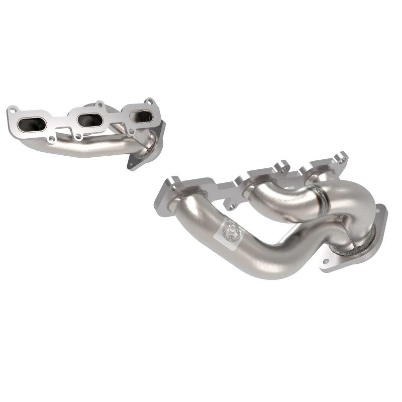 aFe Twisted Steel 1-5/8 inch 409 stainless steel shorty headers for 2011-2017 Ford Mustang V6-3.7L.