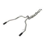 aFe Vulcan Series 3-inch 304 stainless steel cat-back exhaust system with dual black tips for 2024-2026 Ford Ranger Raptor.