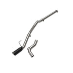 3-inch mandrel-bent 304 stainless steel DPF-back exhaust with 4-inch black tip for Mercedes-Benz Sprinter