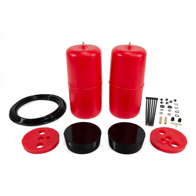 Air Lift 1000 molded polyurethane air springs with air lines and hardware for Ram 2500 and 3500 trucks