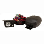 Air Lift LoadController II single path air compressor system with dash gauge, compressor, and wiring harness.