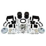 Air Lift LoadLifter 5000 air spring kit featuring two heavy-duty bellows, mounting brackets, and installation hardware.