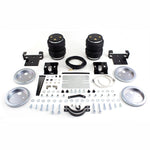 Air Lift LoadLifter 5000 air spring kit with 2-ply reinforced bellows, roll plates, and mounting hardware for GM HD trucks.