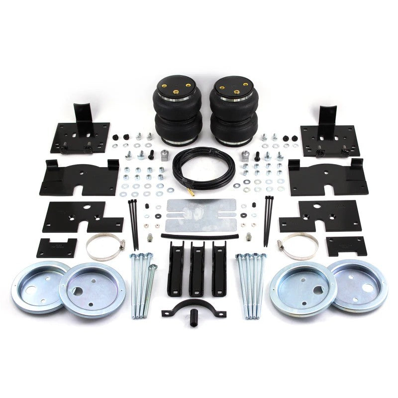 Air Lift LoadLifter 5000 air spring kit with 2-ply reinforced springs, black roll plates, and zinc-plated hardware.