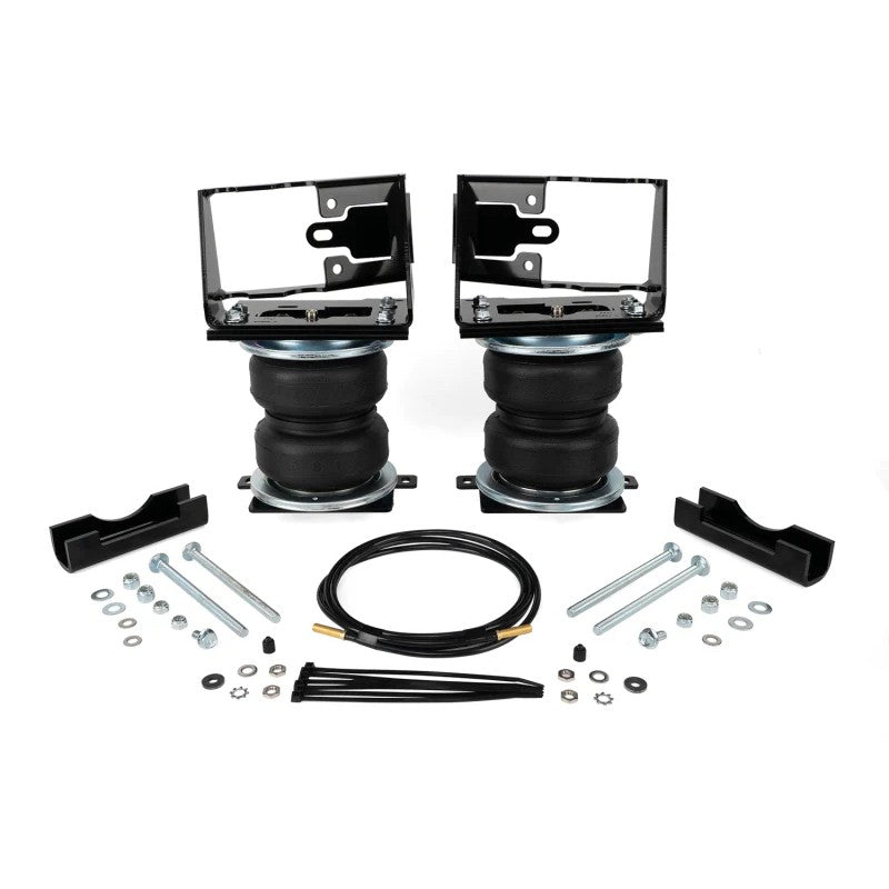 Air Lift LoadLifter 5000 rear air springs, roll plates, and mounting hardware for 2022-2026 Toyota Tundra.