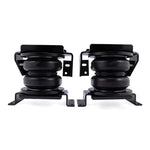 Air Lift 57345 LoadLifter 5000 rear air spring kit featuring heavy-duty bellows, steel brackets, and air lines.