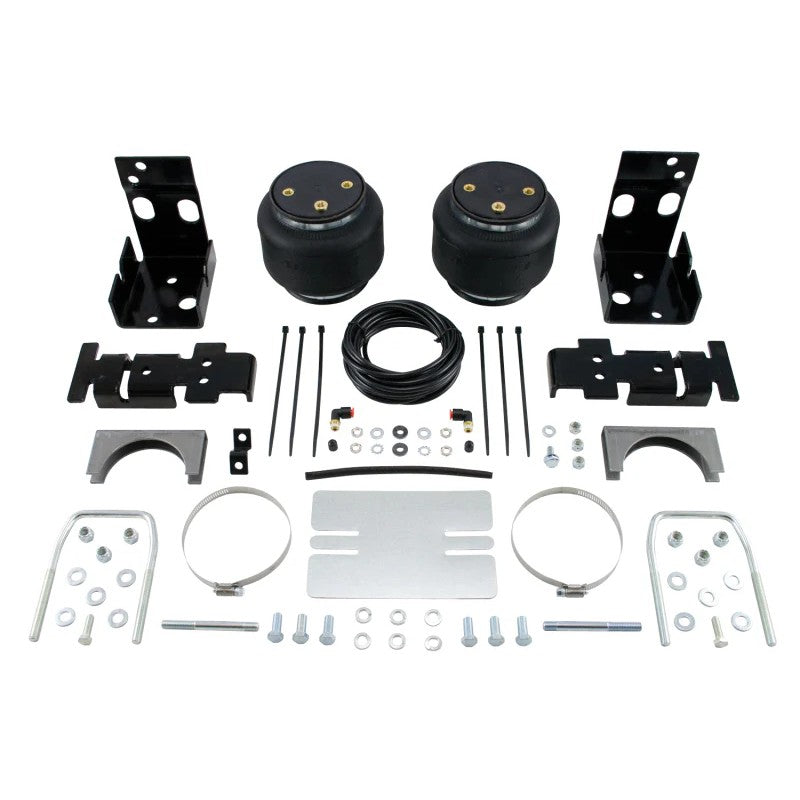 Air Lift LoadLifter 5000 Ultimate rear air spring kit including bellows with internal jounce bumpers and mounting hardware.
