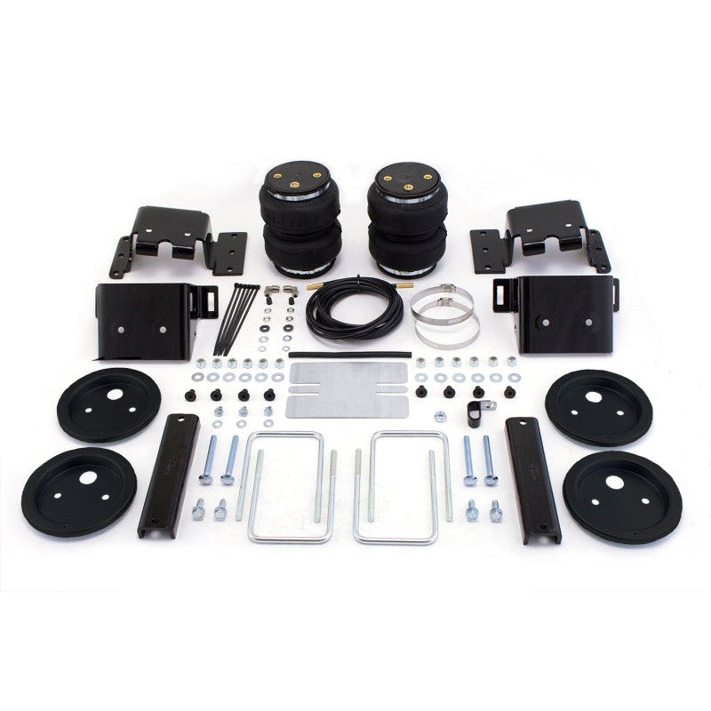 Air Lift LoadLifter 5000 Ultimate rear air spring kit with internal jounce bumpers and brackets for GM HD trucks.