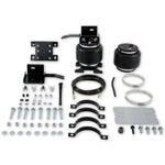Air Lift LoadLifter 5000 Ultimate air springs with internal jounce bumpers and black powder-coated steel brackets.