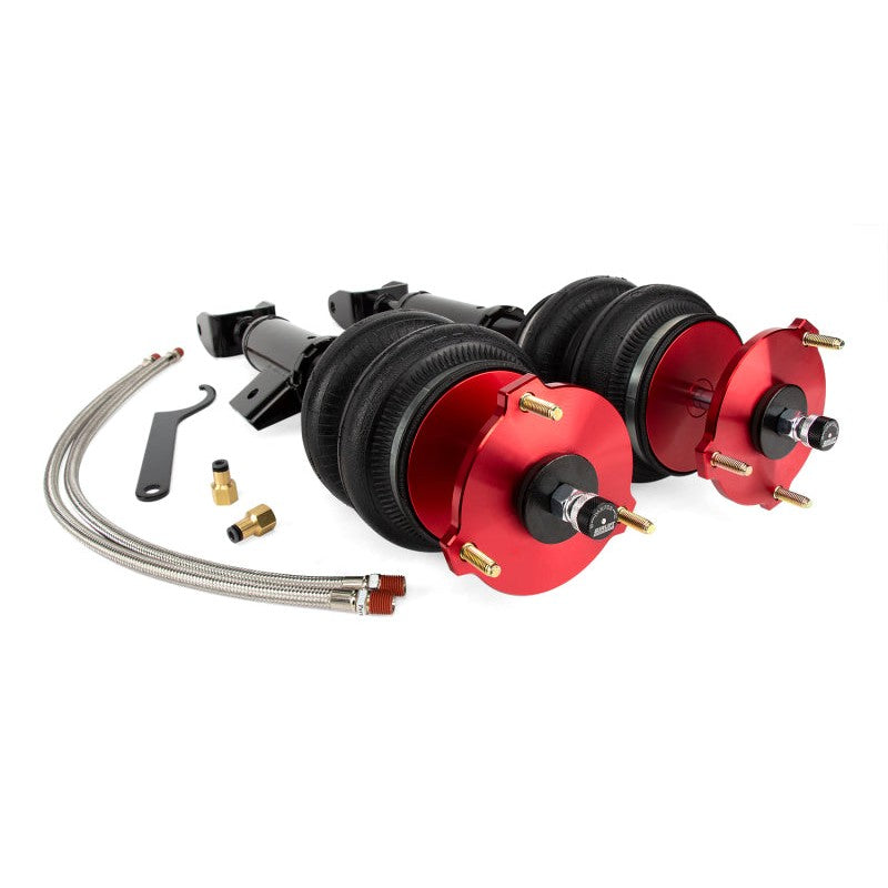 Air Lift Performance 78101 front kit with monotube shocks and double-bellow air springs for RWD Tesla Model 3 and Model Y