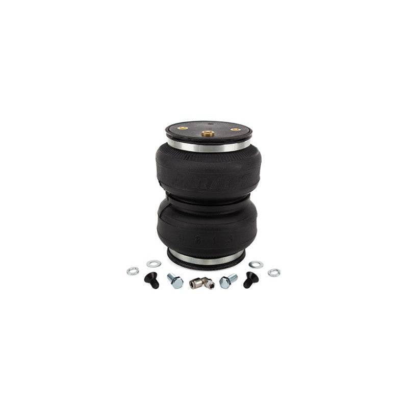 Air Lift 50290 bellows-style replacement air spring with black Zytel endcaps and a steel girdle ring.