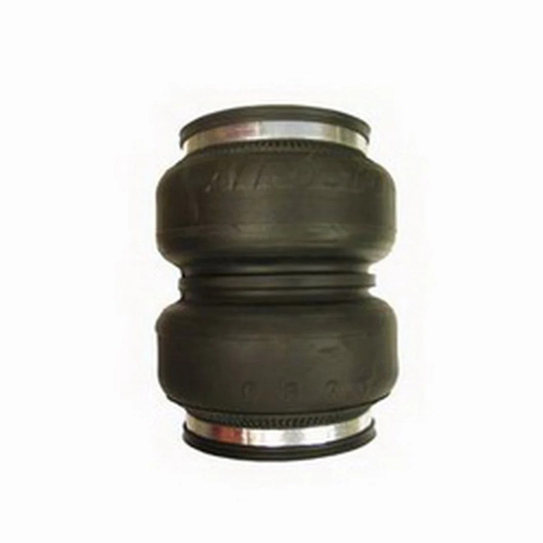 Air Lift 50201 replacement bellows-type air spring with black rubber construction and high-strength Zytel endcaps.