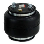 Air Lift 50252 bellows-style replacement air spring with black Zytel endcaps and a steel girdle ring.