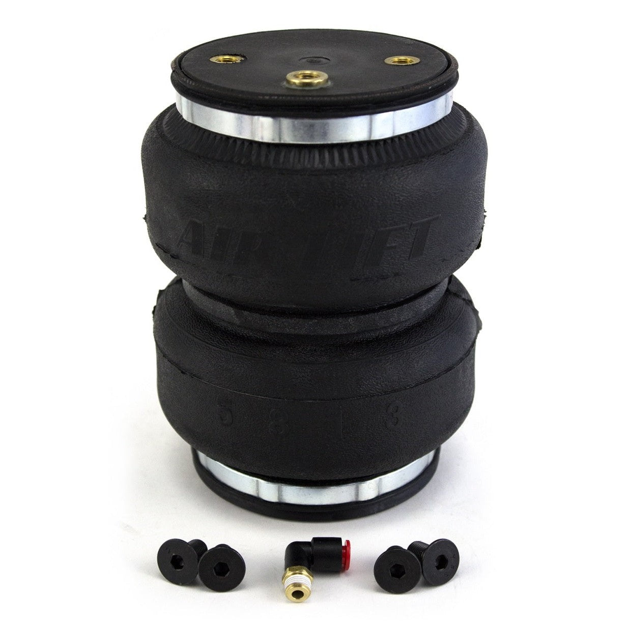 Air Lift LoadLifter 5000 Ultimate replacement air spring bellows with composite end caps and internal jounce bumper.