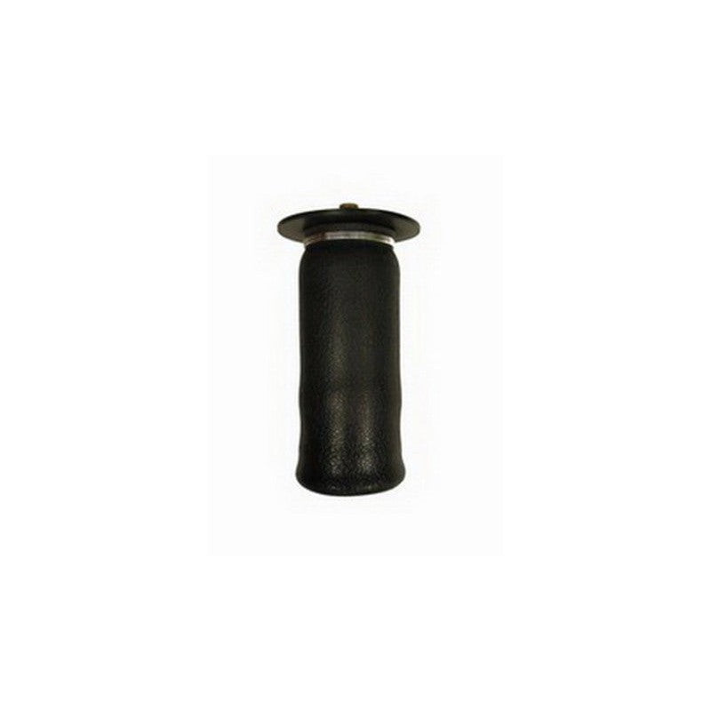 Air Lift 50256 sleeve type replacement air spring featuring black reinforced rubber and Zytel endcaps.