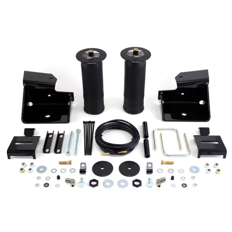 Air Lift RideControl air helper spring kit including bellows, composite end caps, and mounting hardware.