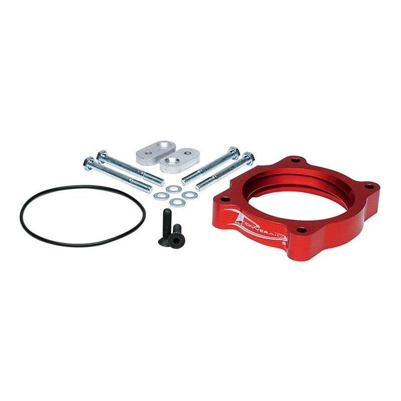 Airaid PowerAid throttle body spacer with patented Helix Bore for 2002-2009 4.2L engines