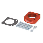 Airaid PowerAid Helix Bore throttle body spacer for 2003-2009 Toyota Camry and Scion 2.4L engines.
