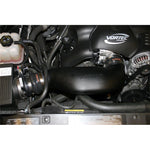 Airaid Jr. Intake Kit 201-719 featuring a black modular intake tube and a red dry performance air filter.