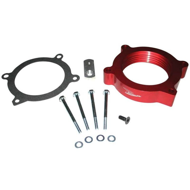 Airaid PowerAid throttle body spacer with Helix Bore design for 2007-2014 GM 6.2L engines
