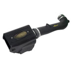 Airaid performance cold air intake kit with a black roto-molded air box and HDPE tube for 3.6L Jeep engines