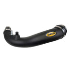 Airaid 450-930 black polyethylene modular intake tube with silicone couplers and stainless steel worm gear clamps.