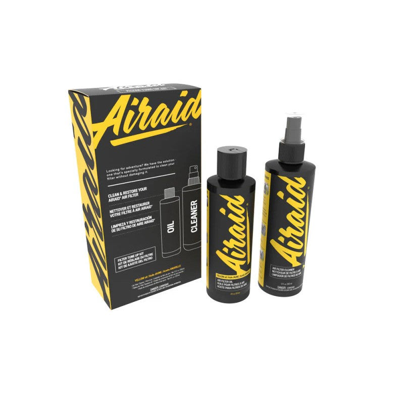Airaid Air Filter Renew Kit - 12oz Cleaner & 8oz Squeeze Oil - Yellow