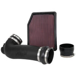 AIRAID Jr. Intake Kit with black modular intake tube and red washable performance air filter