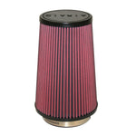 Airaid 700-471 universal cone air filter with red multi-layer media and a 4 inch short flange
