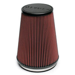 Airaid 701-469 universal cone-shaped air filter with a 6-inch mounting flange and multi-layer filter media.