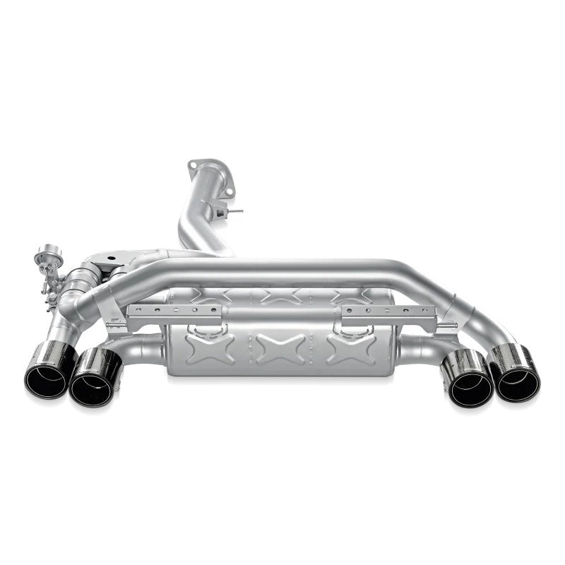 Akrapovic Slip-On Line titanium rear muffler system for 2011 BMW 1 Series M Coupe E82.