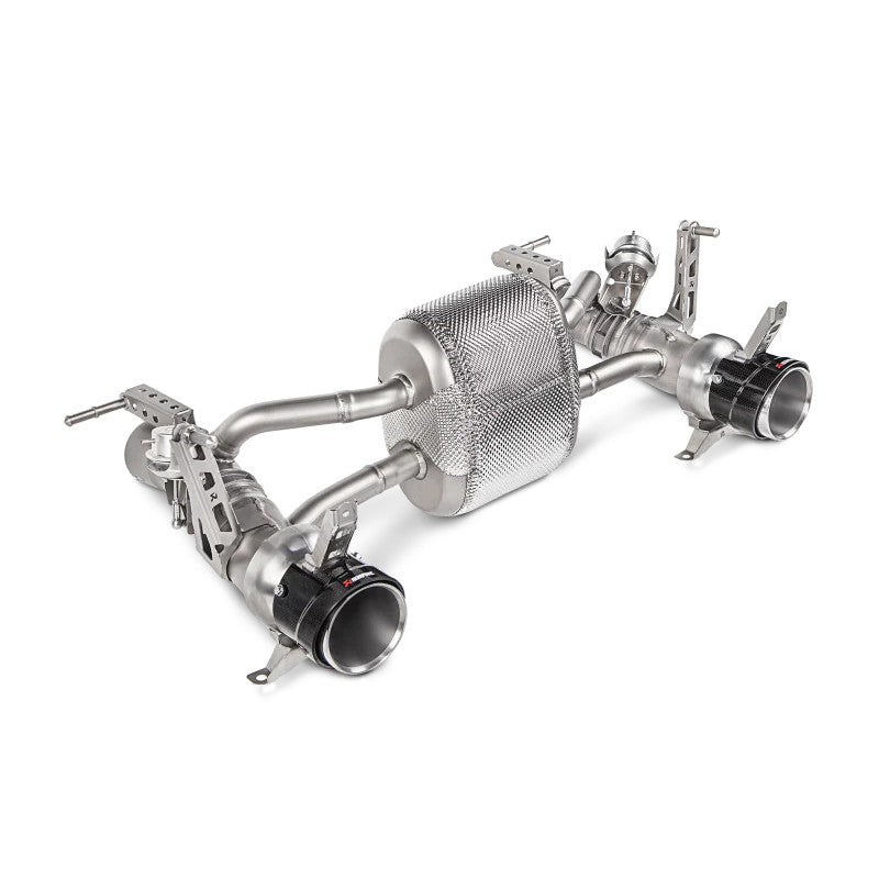 Akrapovic MTP-FE488H Titanium Slip-On Line exhaust system with dual carbon fiber tips