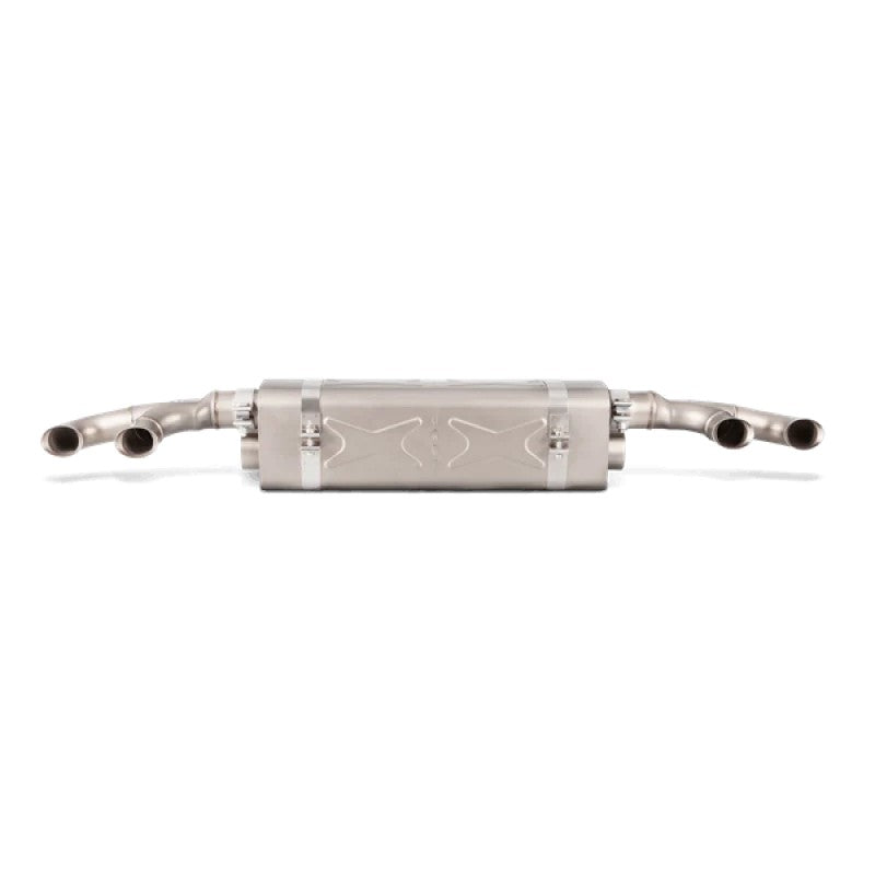 Akrapovic Slip-On Line titanium exhaust system for 2016-2019 Porsche 911 Turbo and Turbo S (991.2)