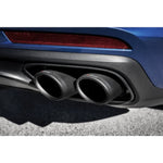 Akrapovic quad carbon fiber tail pipe exhaust tips for 2017-2020 Porsche Panamera