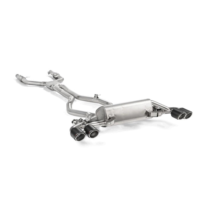 Akrapovic Evolution series titanium exhaust link pipe set for Alfa Romeo Giulia Quadrifoglio