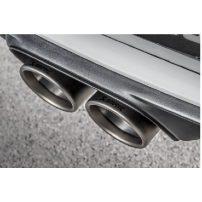 Akrapovic titanium dual exhaust tail pipe set for 2018-2019 Porsche 911 GT3 and Speedster.