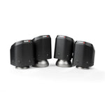 Akrapovic hexagonal titanium tail pipes with carbon fiber sleeves for 2025-2026 BMW M5